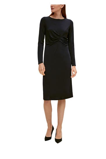 COMMA, Midikleid schwarz