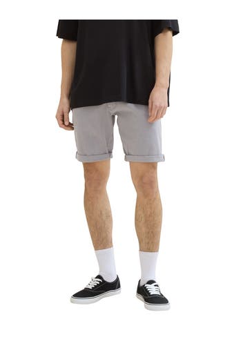 TOM TAILOR Jeansshorts grau slim