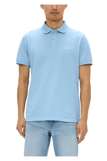 S.OLIVER Polo-Shirt hellblau