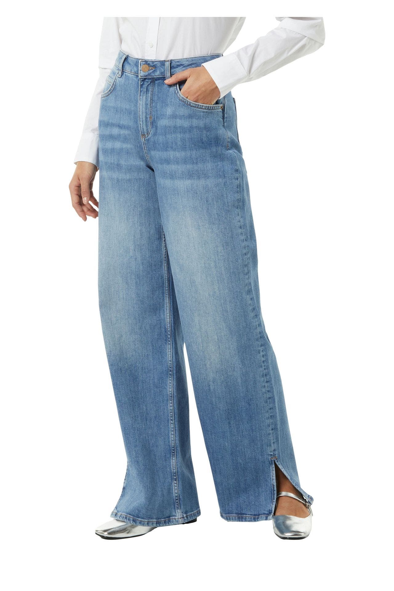 COMMA, Jeans blau wide, Bild 1