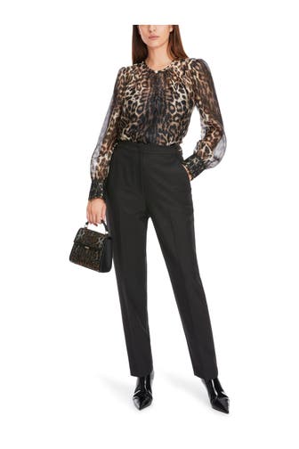 MARC CAIN Stoffhose schwarz