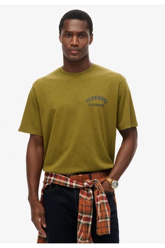 SUPERDRY T-Shirt 'Neo Trad Tattoo' oliv