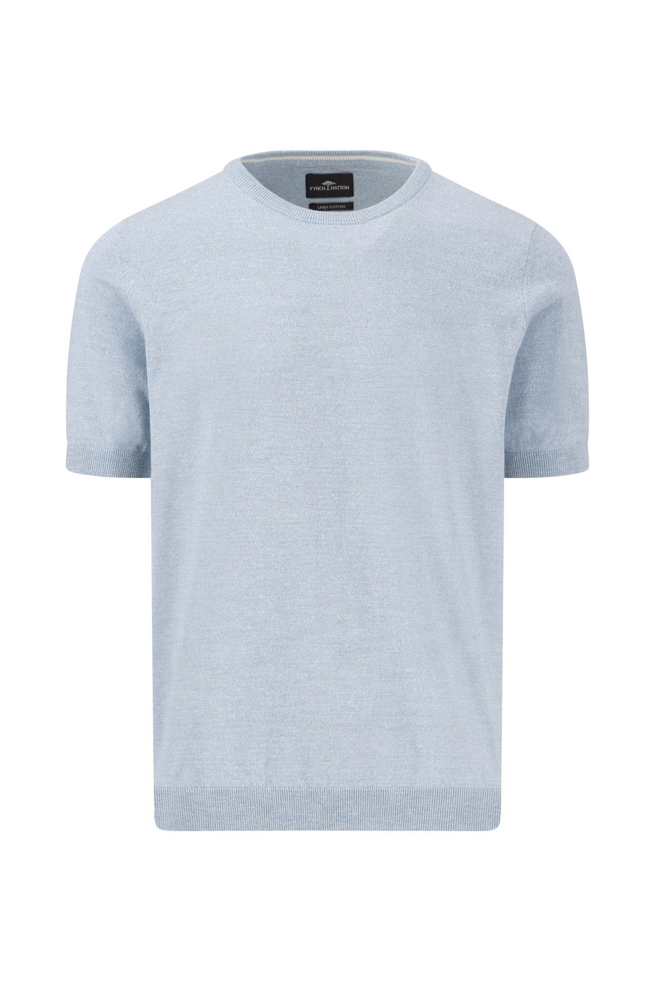 FYNCH-HATTON Strickshirt hellblau, Bild 1