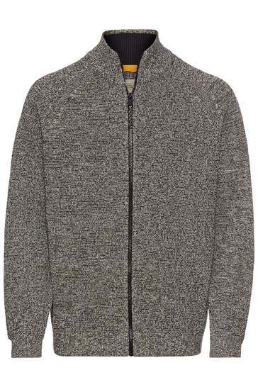 CAMEL ACTIVE Strickjacke grau