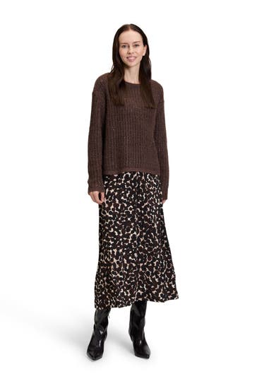 BETTY BARCLAY Strickpullover dunkelbraun