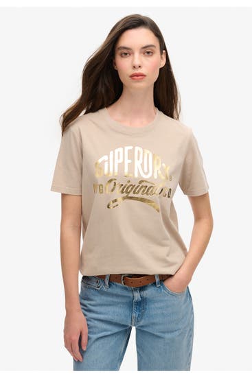 SUPERDRY - T-Shirt greige