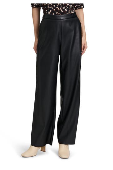 BETTY BARCLAY Kunstlederhose schwarz