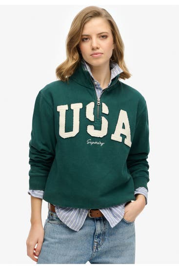 SUPERDRY - Sweatshirt tannengrün