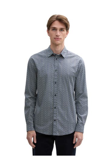 TOM TAILOR Casual-Hemd gemustert