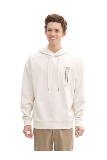 TOM TAILOR Hoodie ecru