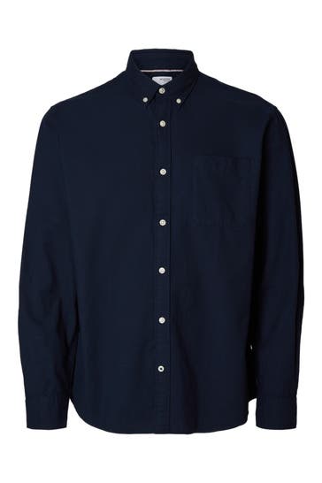 SELECTED Casual-Hemd dunkelblau
