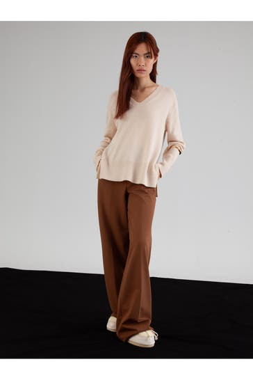 FTC Kaschmirpullover beige