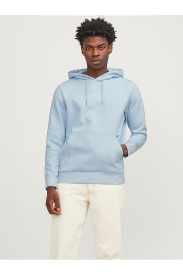 JACK & JONES Hoodie hellblau