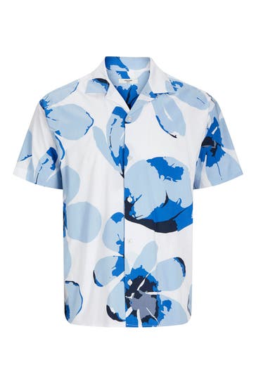 JACK & JONES Kurzarmhemd gemustert