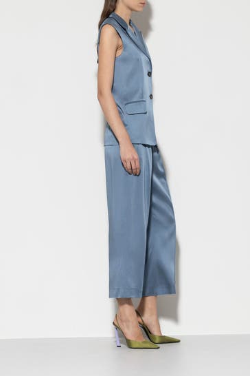 LUISA CERANO Stoffhose blau