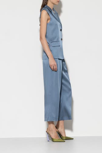 LUISA CERANO Stoffhose blau