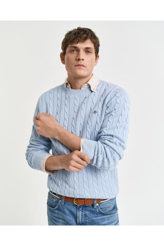 GANT Strickpullover hellblau