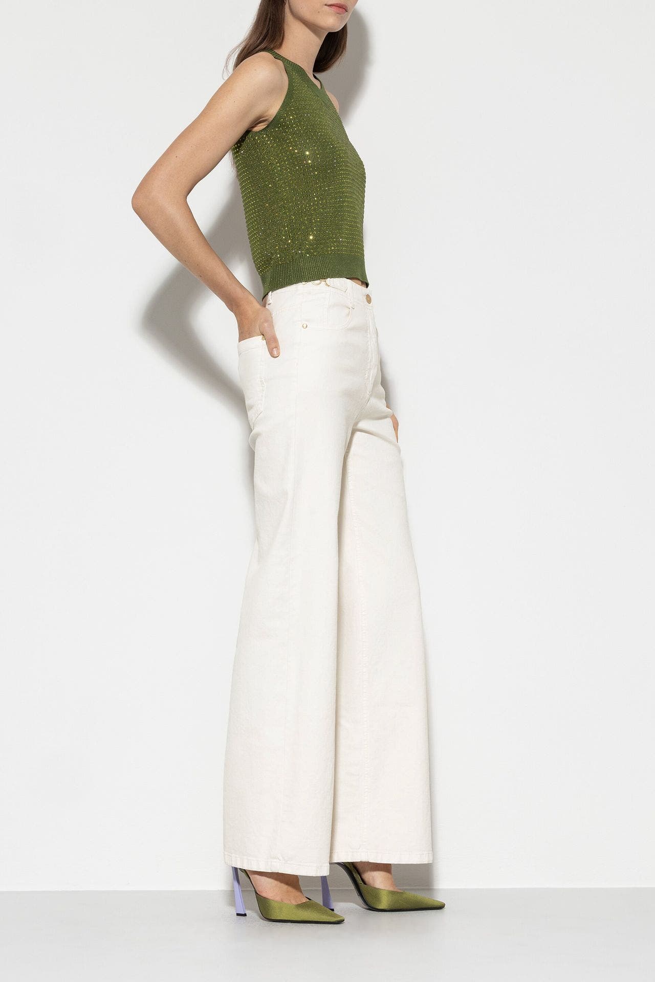 LUISA CERANO Stoffhose beige, Bild 1