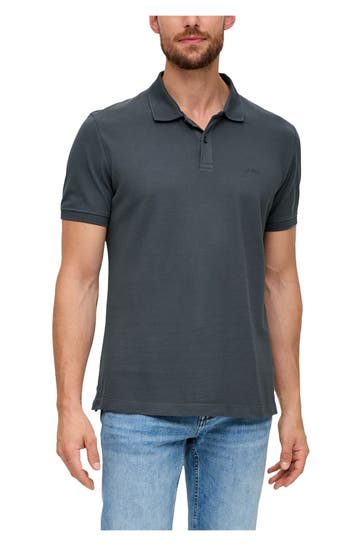 S.OLIVER Polo-Shirt grau