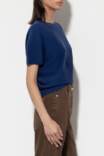 LUISA CERANO Strickshirt königsblau