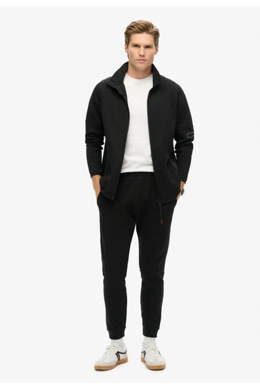 SUPERDRY Sweatjacke schwarz