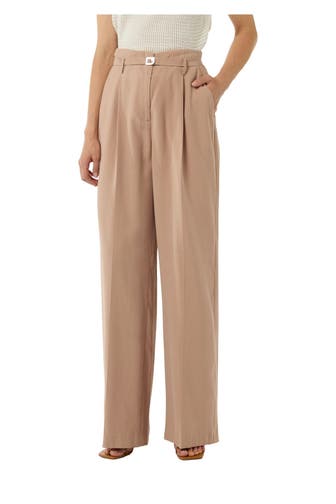 COMMA, Stoffhose hellbraun