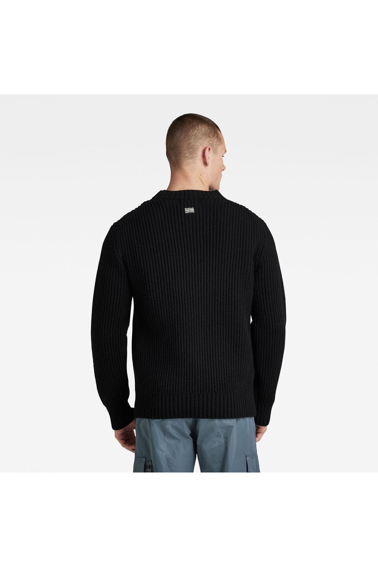 G-STAR Wollmix-Strickpullover schwarz, Bild 1