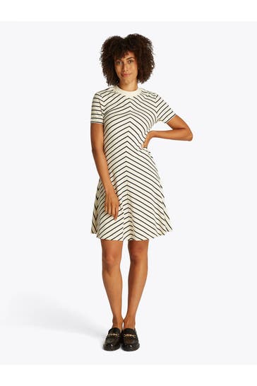 TOMMY HILFIGER Jerseykleid gestreift