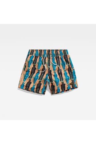 G-STAR Badeshorts 'Dirik' gemustert