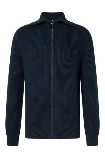 JOOP! Strickjacke 'Xavero' nachtblau