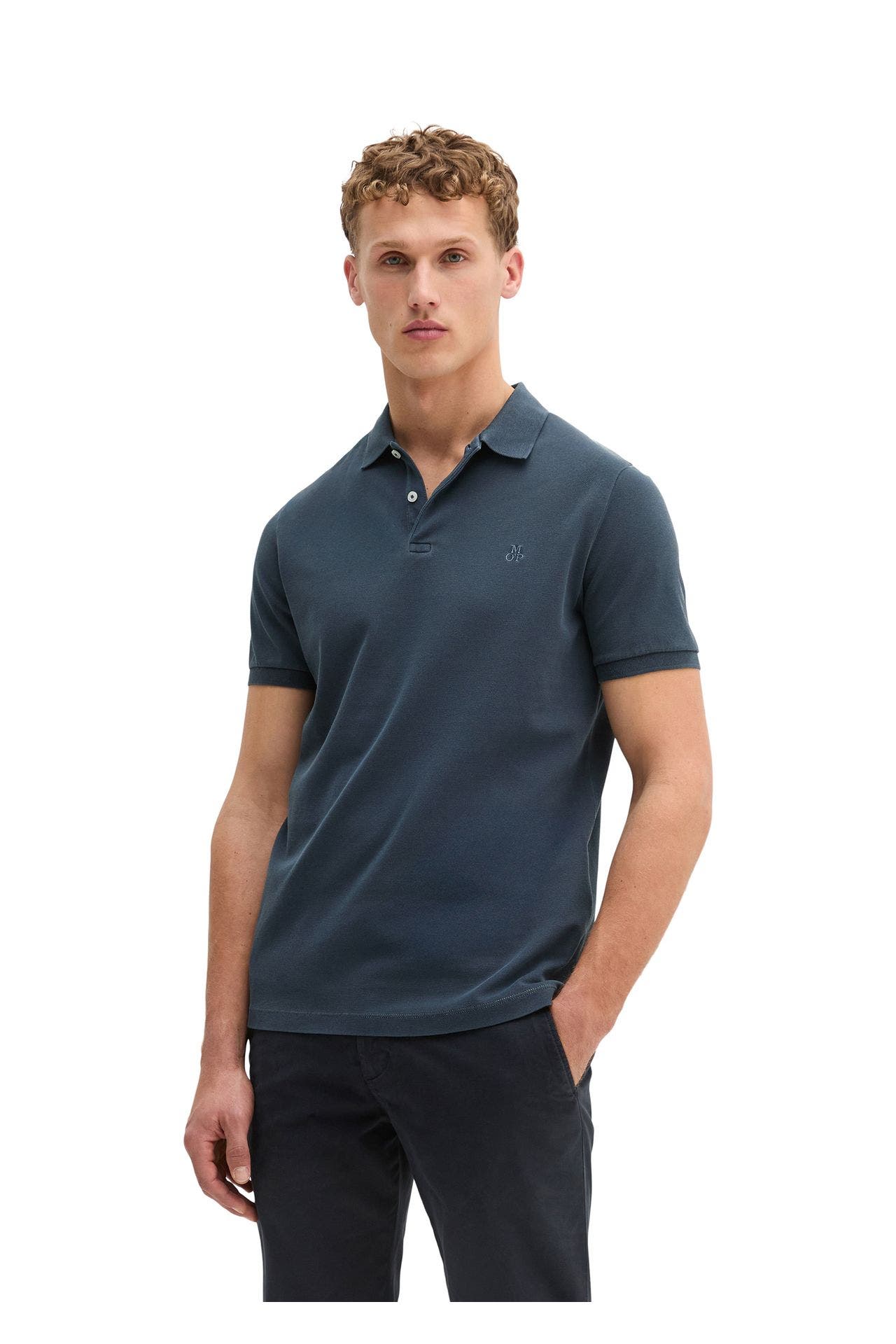 MARC O'POLO Polo-Shirt blaugrau, Bild 1