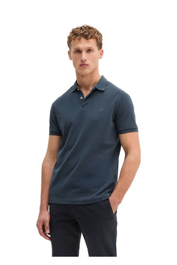 MARC O'POLO Polo-Shirt blaugrau