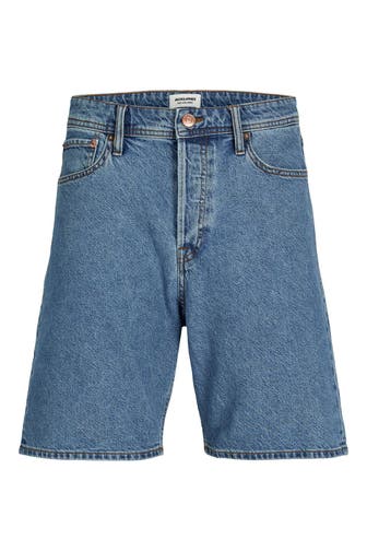 JACK & JONES Jeansshorts blau