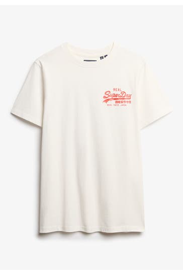 SUPERDRY T-Shirt 'Tokyo Relaxed' weiß