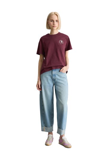 MARC O'POLO DENIM Burgundy T-Shirt