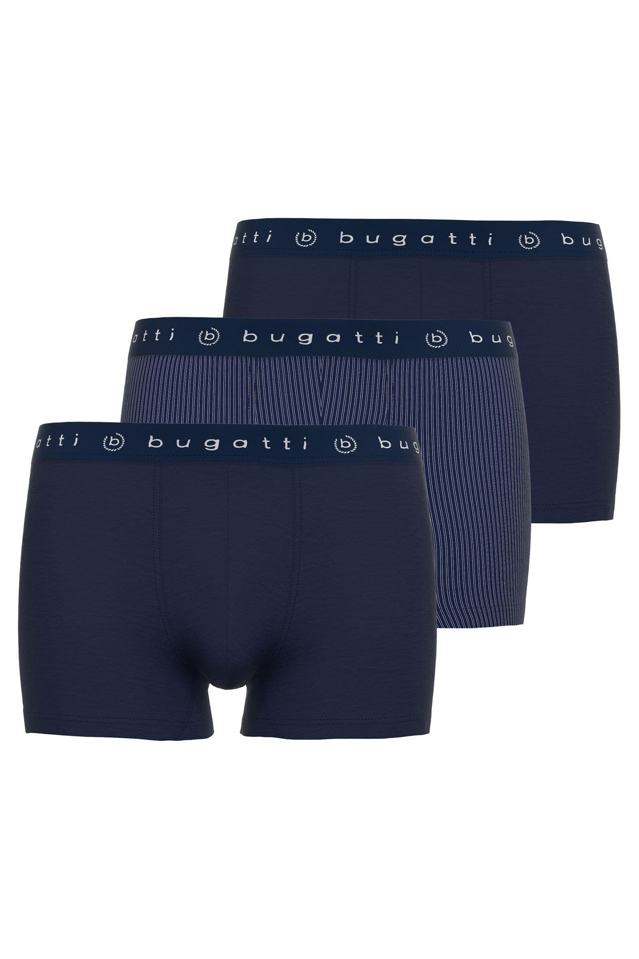 BUGATTI 3er-Pack Boxer Trunks dunkelblau, Bild 1