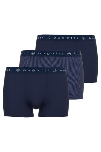 BUGATTI 3er-Pack Boxer Trunks dunkelblau