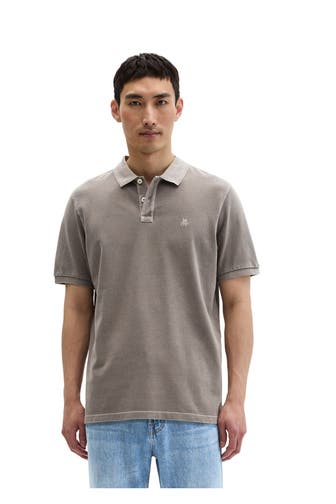 MARC O'POLO Polo-Shirt graugrün