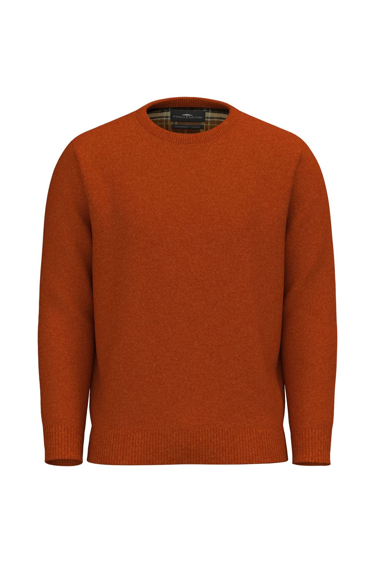 FYNCH-HATTON Wollmix-Strickpullover terracotta, Bild 1