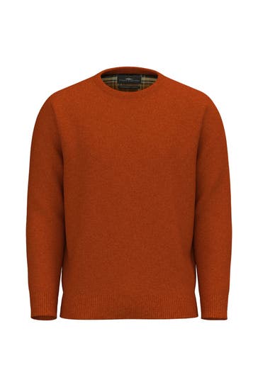 FYNCH-HATTON Wollmix-Strickpullover terracotta