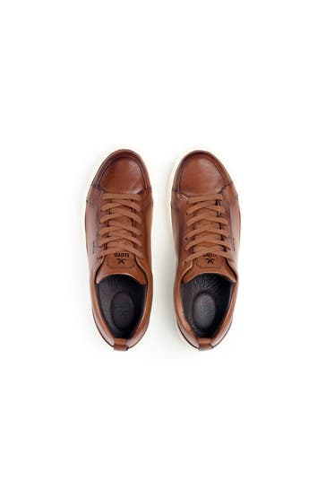 LLOYD Leder-Sneaker 'Metro' cognac