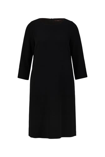 WINDSOR. Casual-Kleid Crêpe-Kleid in A-Linie in Schwarz schwarz