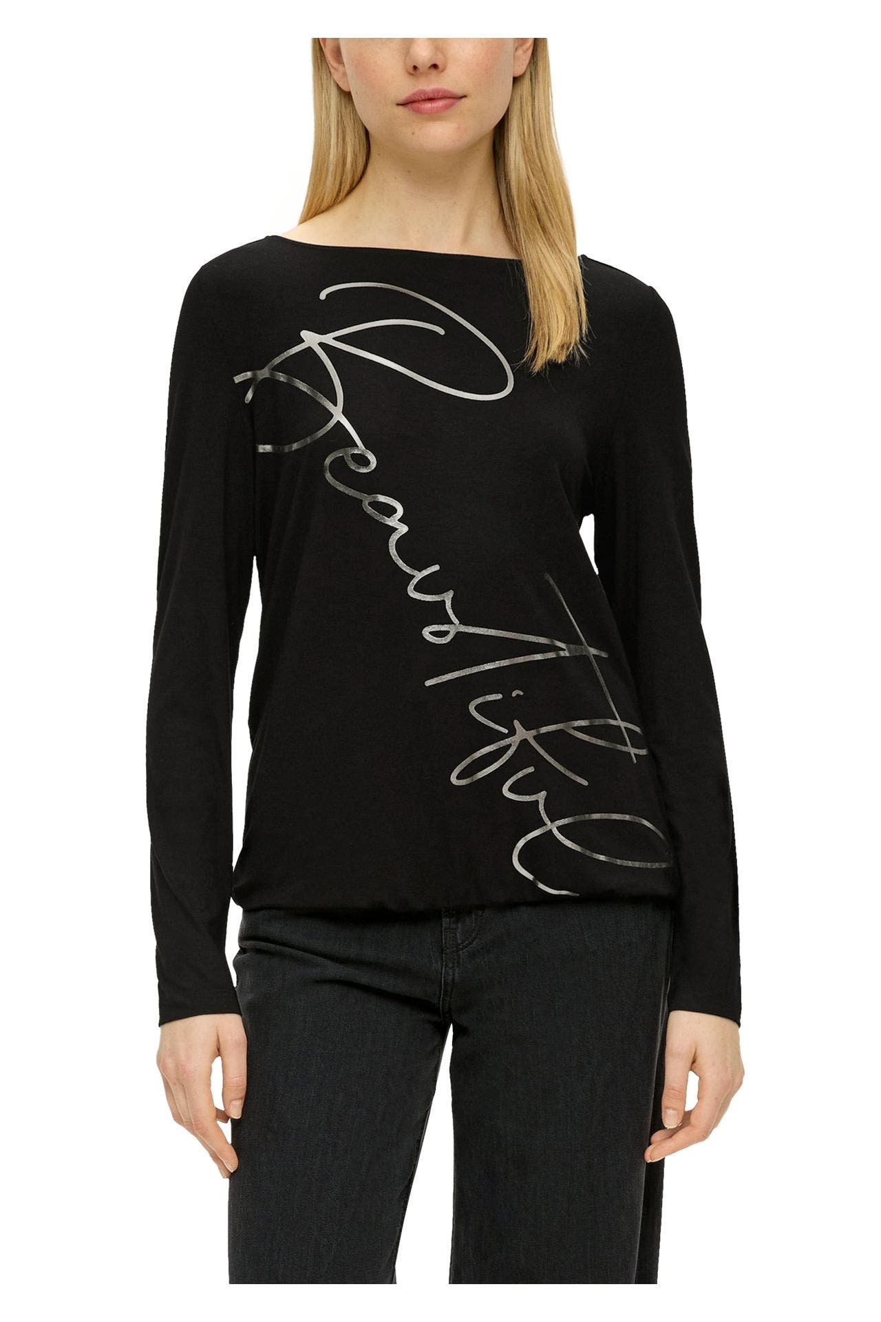S.OLIVER Longsleeve schwarz, Bild 1