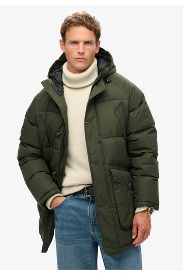 SUPERDRY Parka 'Everest' dunkelgrün