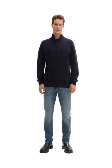 TOM TAILOR Stricktroyer gemustert 