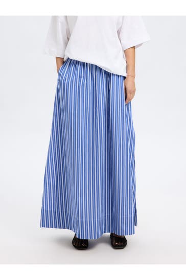 SELECTED Maxirock gestreift