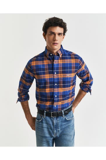 GANT Karohemd mehrfarbig Regular Fit