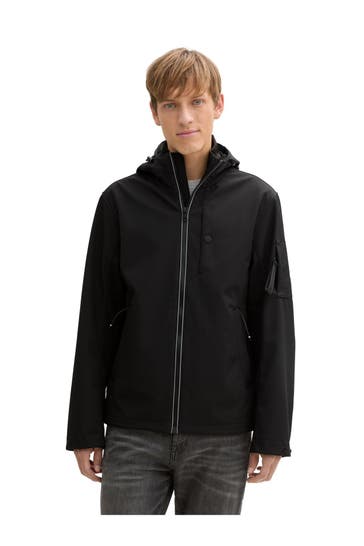 TOM TAILOR Softshelljacke schwarz