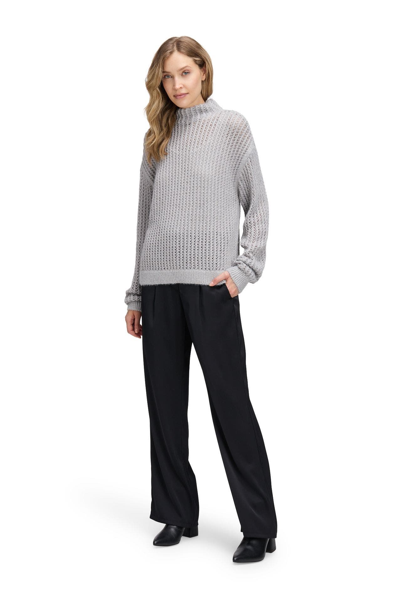 BETTY BARCLAY Strickpullover silber, Bild 1
