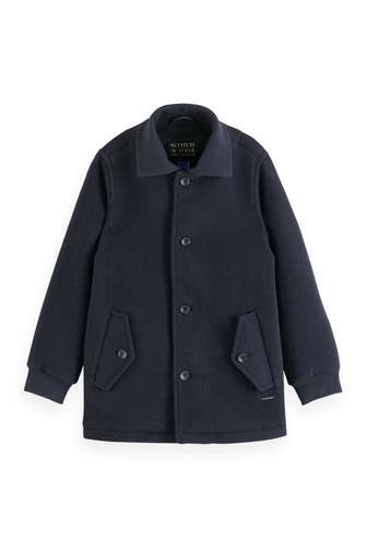 SCOTCH & SODA Wollmix-Mantel navy